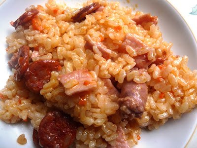 ARROZ CON CARNE EN OLLA RÁPIDA